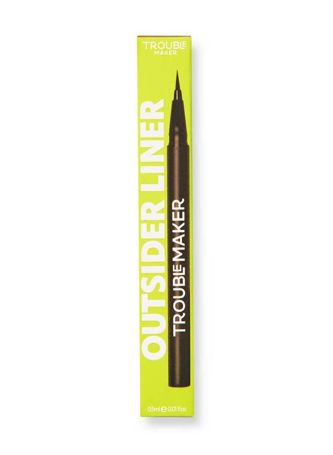 Trouble Maker Outsider Liquid Eyeliner Pen Brown - Image 2